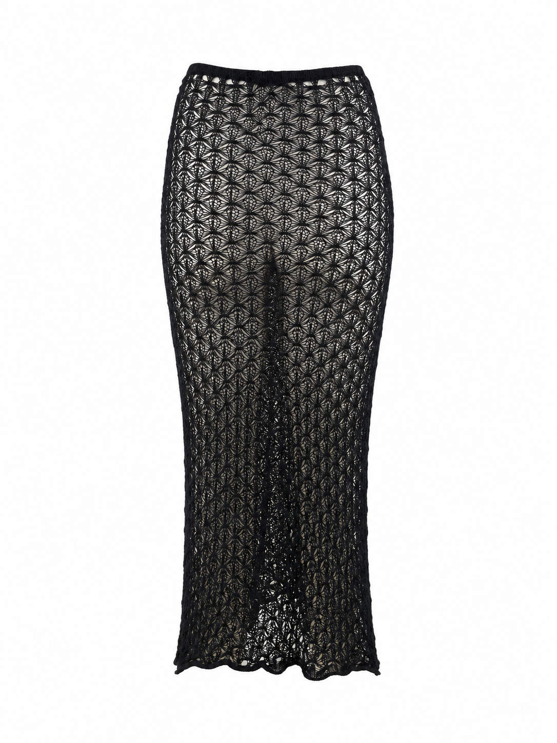 Lace knitted skirt