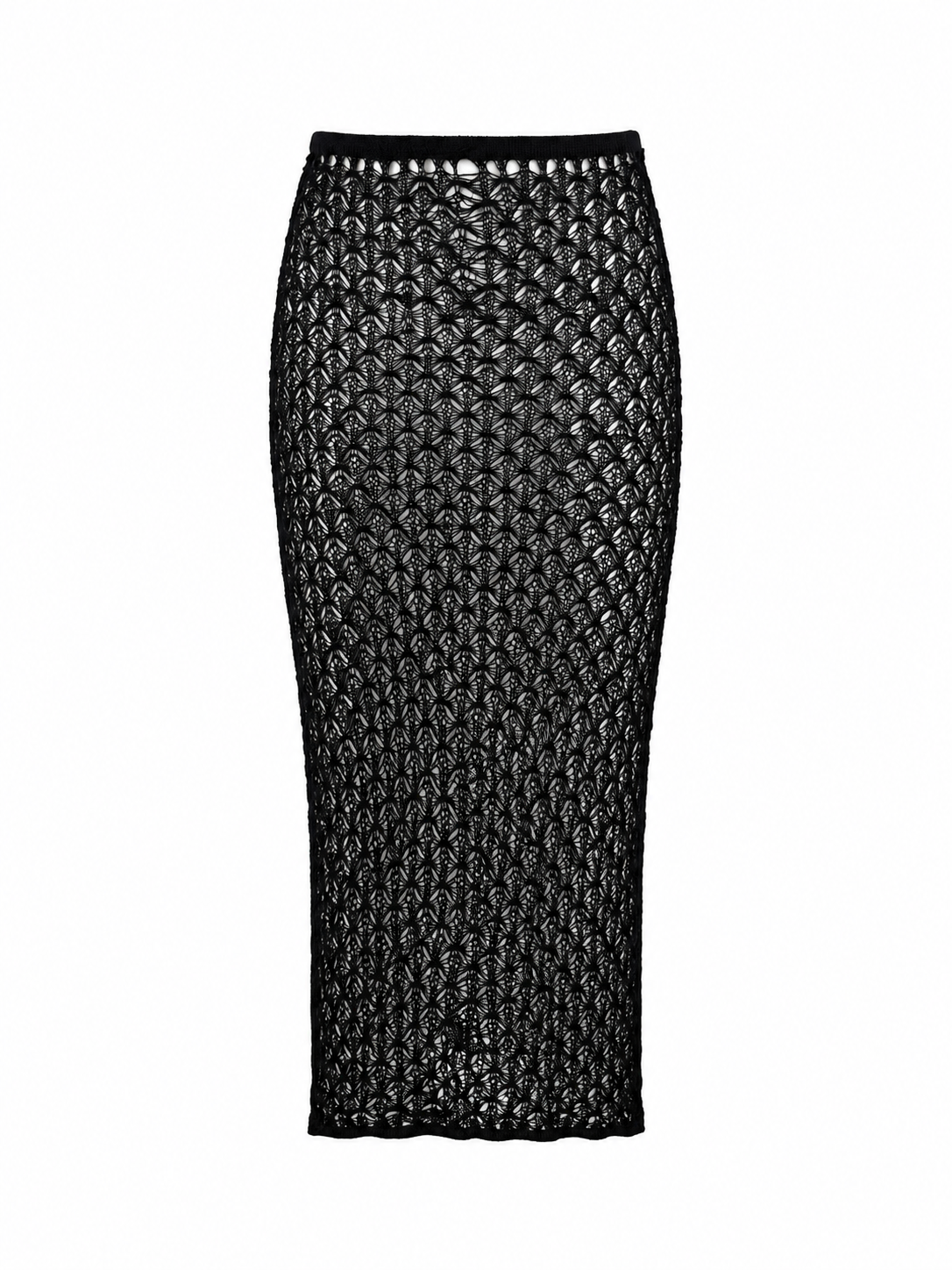 Lace knitted skirt