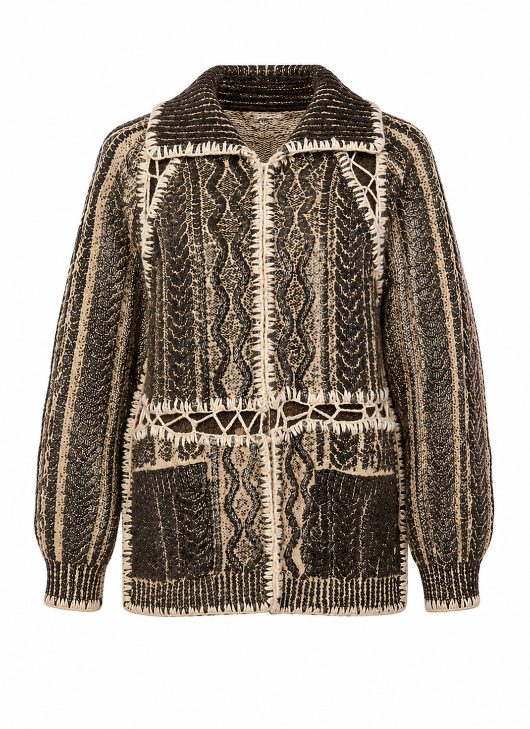 100% Wool Upcycled Artisanal coat