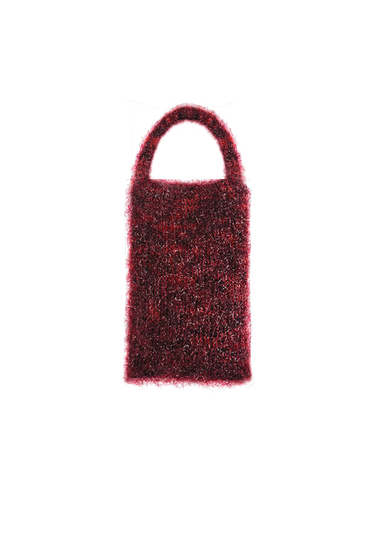 Mini knit hand bag